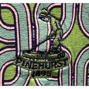 Women’s IBKUL Greens PINEHURST 1895 1/4 Zip Short Sleeve Shirt XL *A6